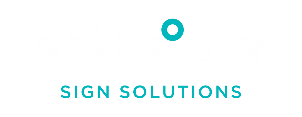 3Sixty Sign Solutions Logo White
