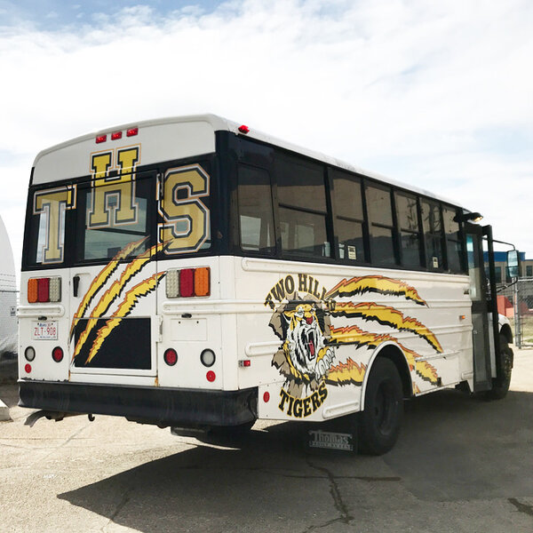 Full Truck Wrap for Two Hills School in Edmonton, AB