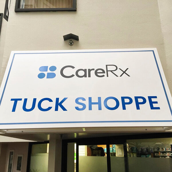 Care rx Tuck Shoppe Business Signage in Edmonton, AB