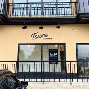 Custom Business Signage for Towne Goods in Edmonton, AB