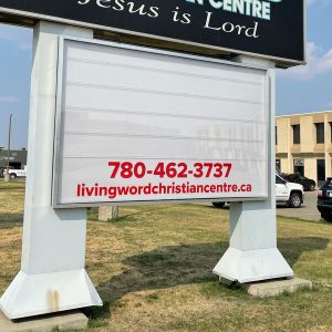 Commercial Storefront Signage for Business in Edmonton, AB