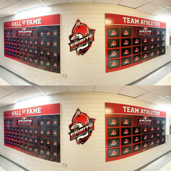 Custom wall decals for Hall of Fame in Edmonton, AB 