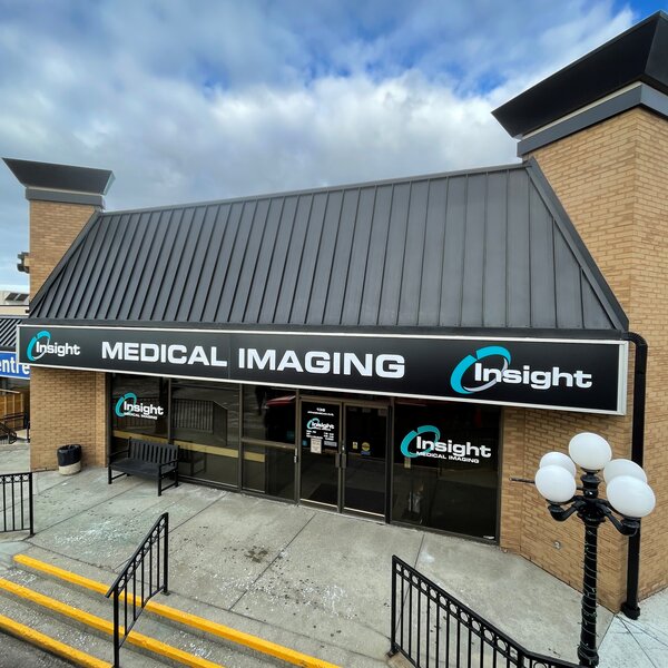 Storefront sign for Medical Imaging by 3sixty Signs in Edmonton, AB 
