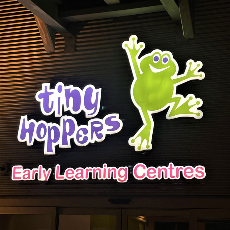 Lighted Sign for Learning Centre