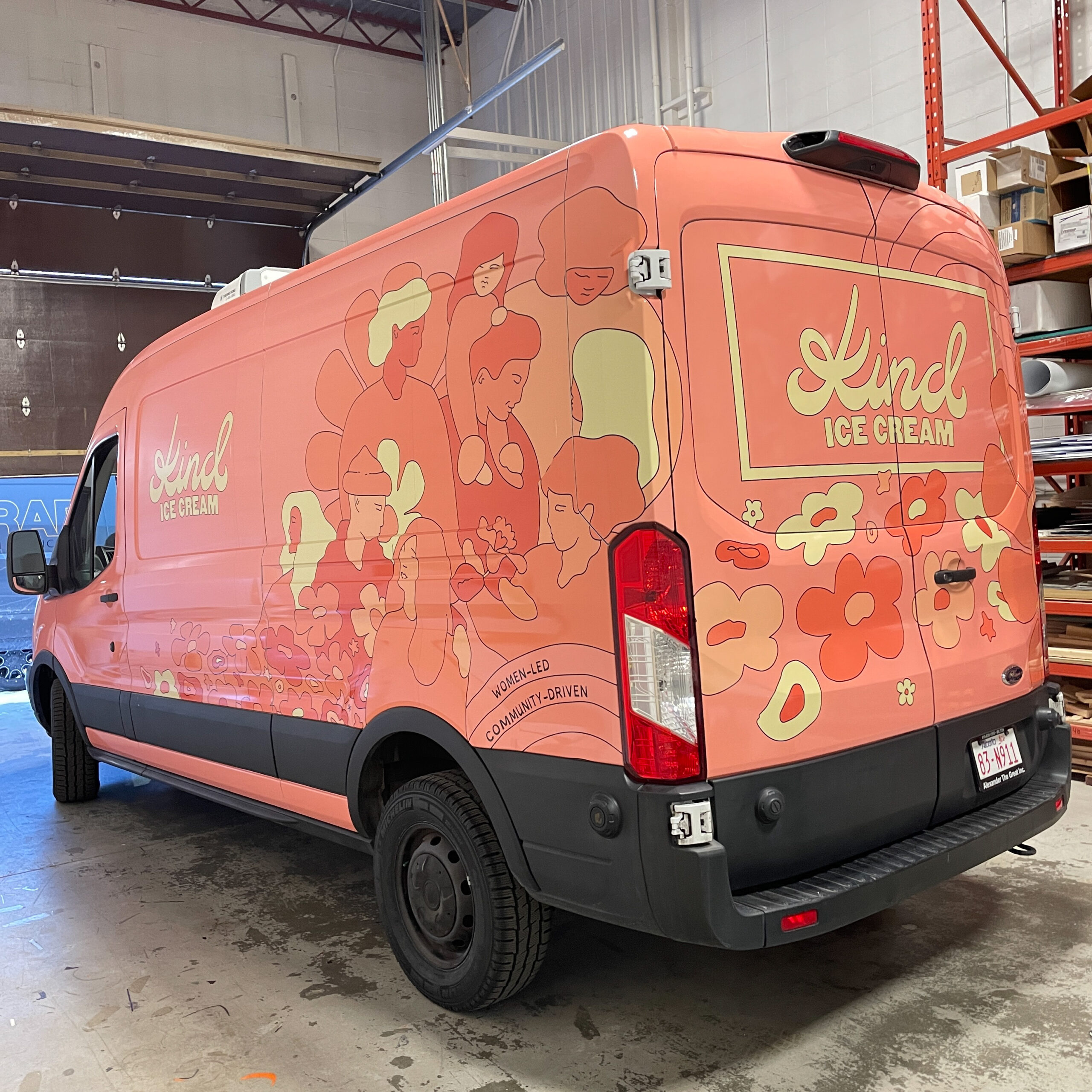 Personalize Van Wraps for Kind Ice Cream Vehicle in Edmonton, AB